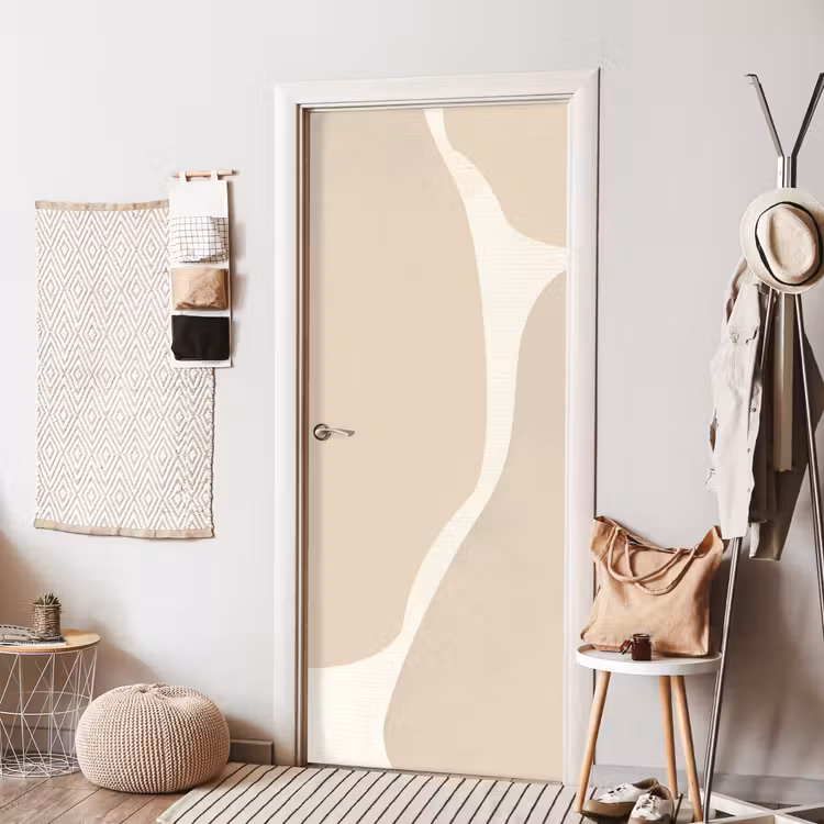 Deursticker - Abstract - Beige - Moderne kunst — 8
