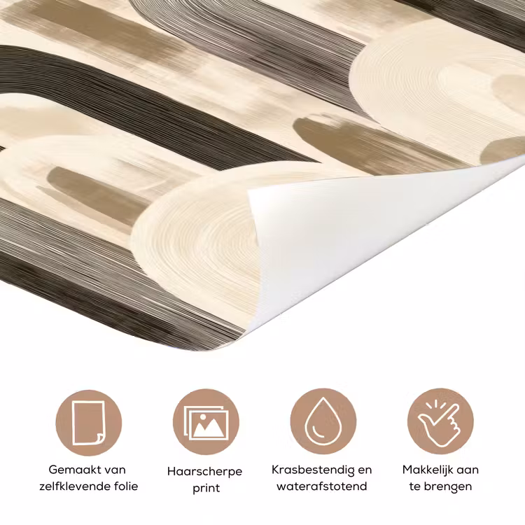 Deursticker - Abstract - Patroon - Bogen — 3