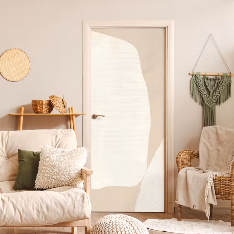Deursticker - Beige - Abstract - Modern — 4