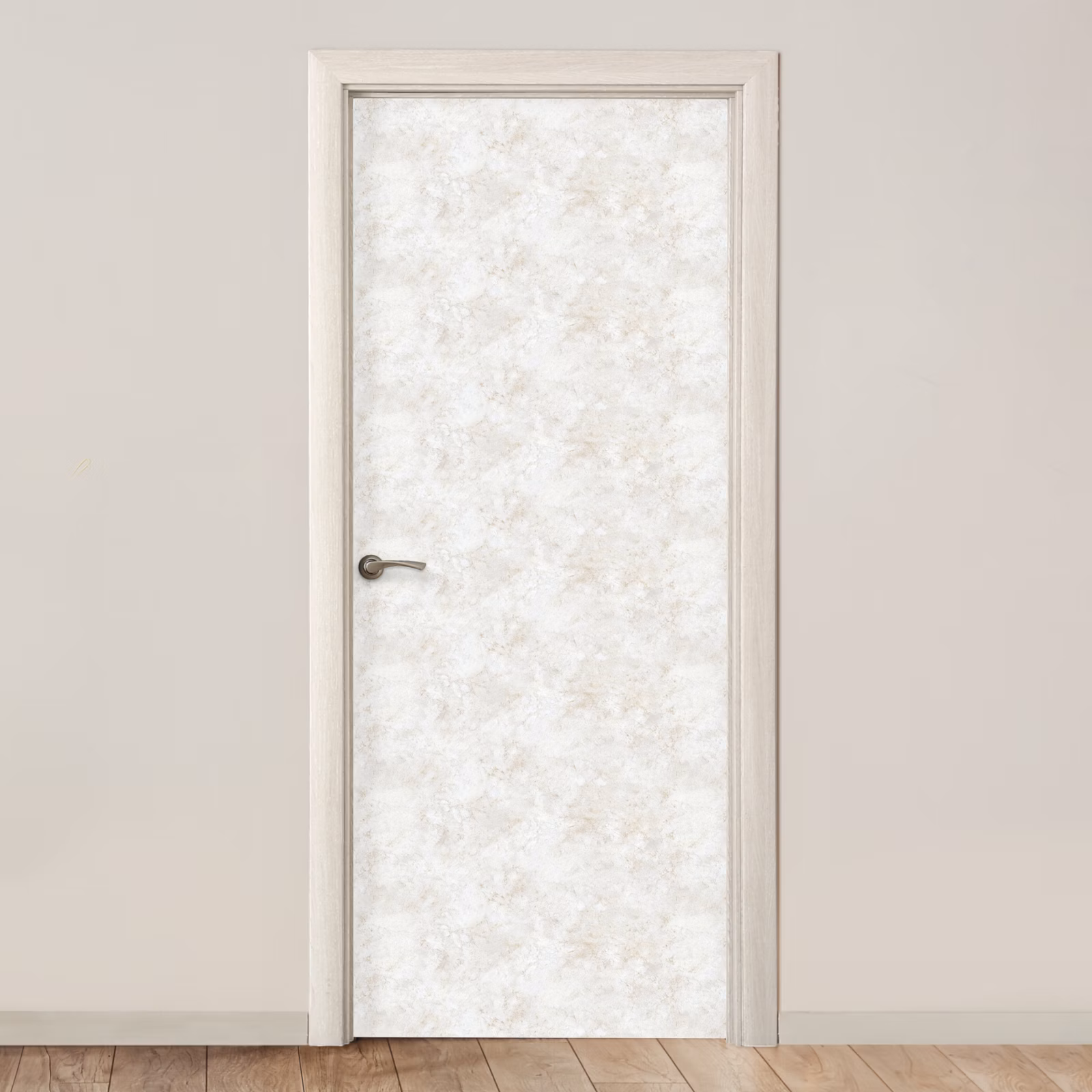 Deursticker - Beige - Marmer - Aders — 1