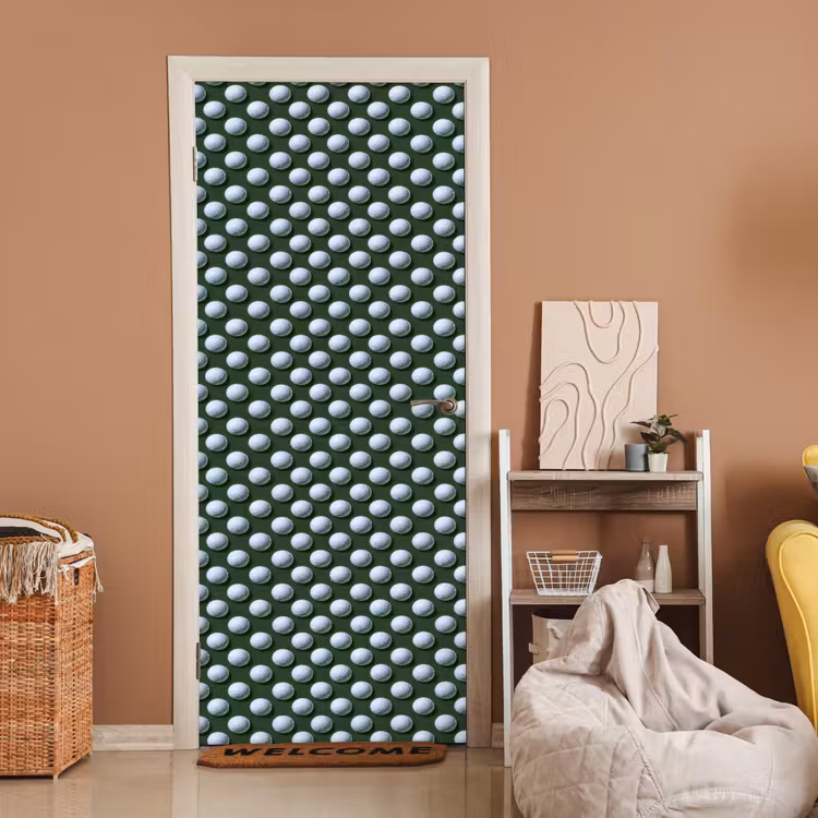 Deursticker - Ballen - Golf - Groen — 2