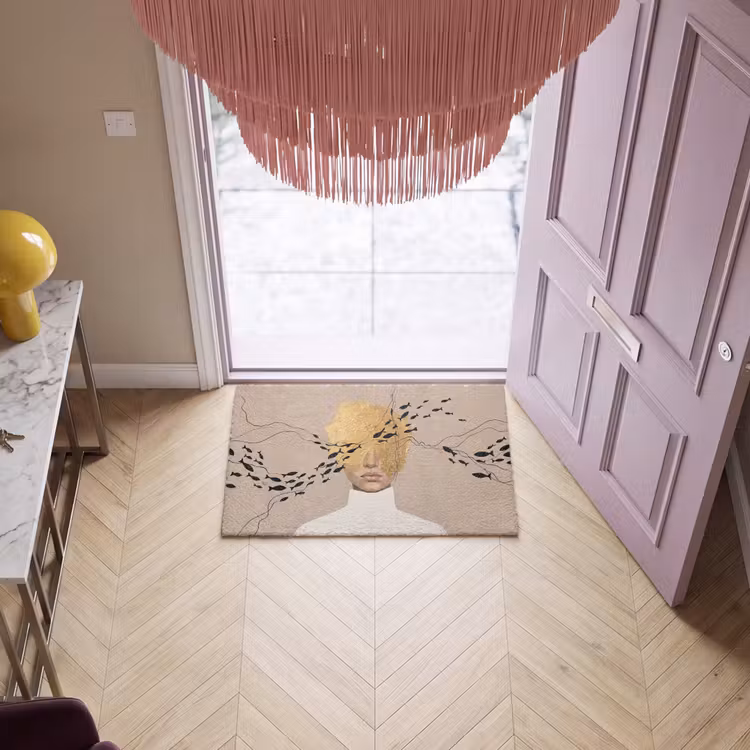 Deurmat - Modern - Vrouw - Goud — 4