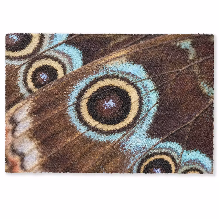 Deurmat - Vleugels - Vlinder - Blauw — 1