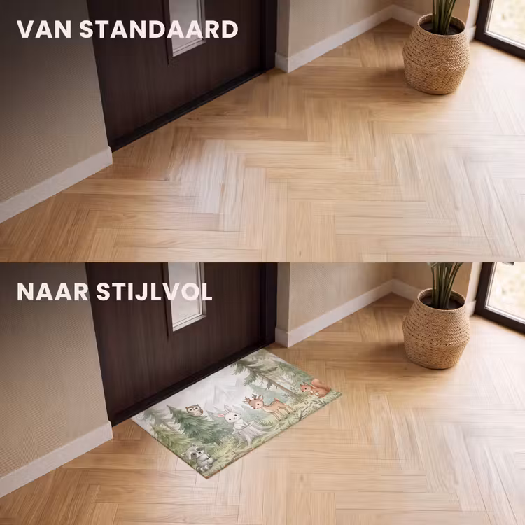 Deurmat - Bos - Dieren - Groen — 3