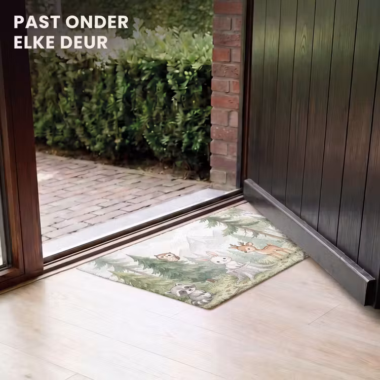 Deurmat - Bos - Dieren - Groen — 7
