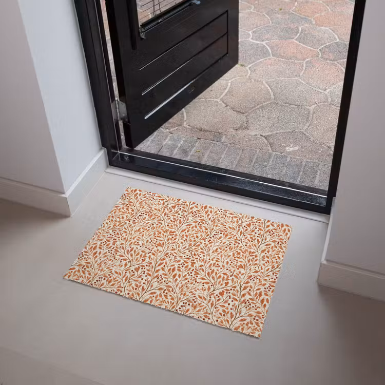 Deurmat - Bladeren - Botanisch  - Terracotta — 4