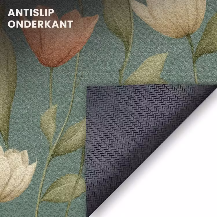 Deurmat - Tulpen - Botanisch - Groen — 6