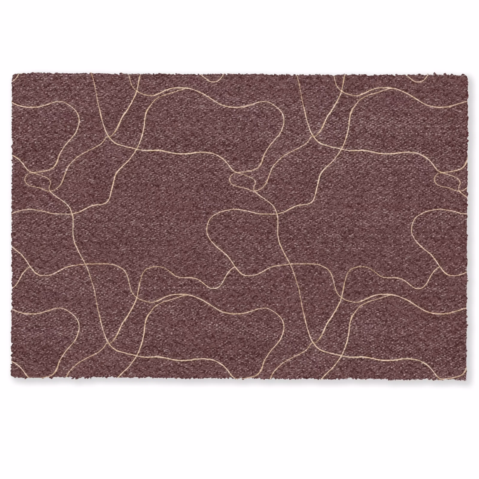 Deurmat - Abstract - Modern - Bruin — 1