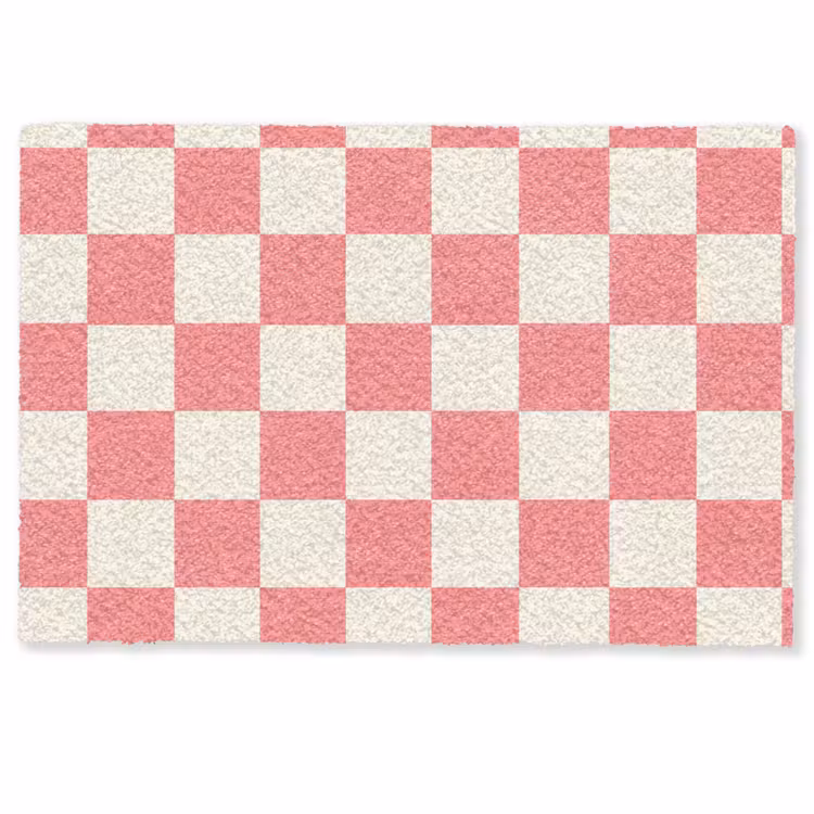 Deurmat - Traditioneel - Patroon - Roze — 1