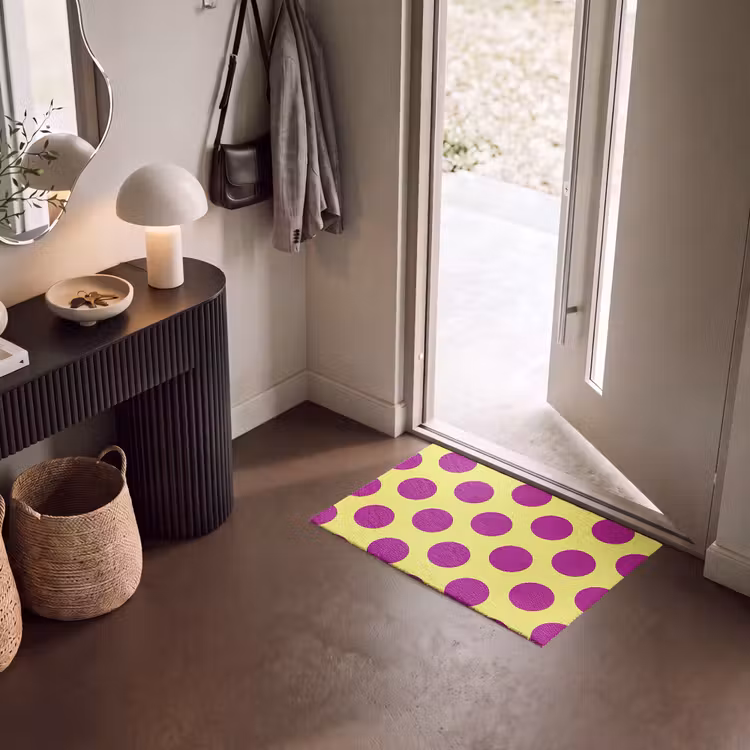 Deurmat - Dots - Klassiek - Geel — 8