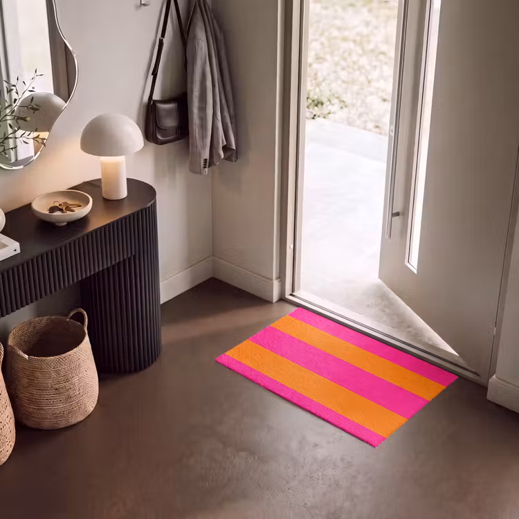 Deurmat - Strepen - Horizontaal - Roze — 8