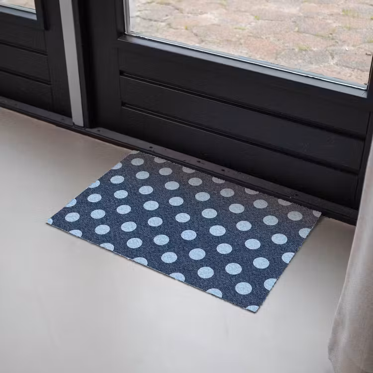 Deurmat - Klassiek - Dots - Blauw — 2
