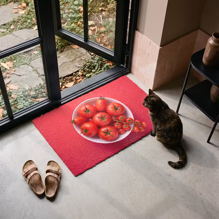 Deurmat - Eten - Kom - Rood — 2