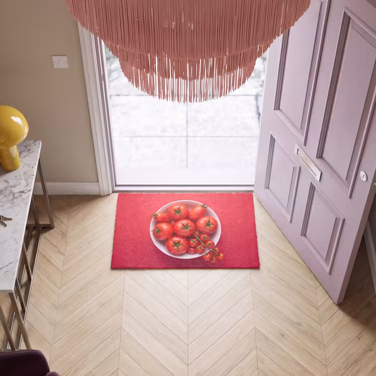 Deurmat - Eten - Kom - Rood — 4