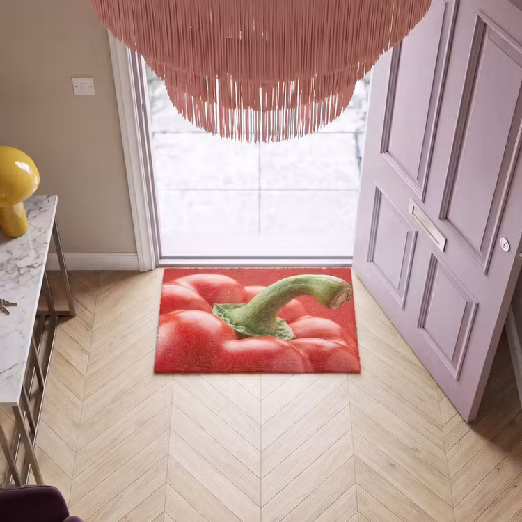 Deurmat - Eten - Paprika - Rood — 4