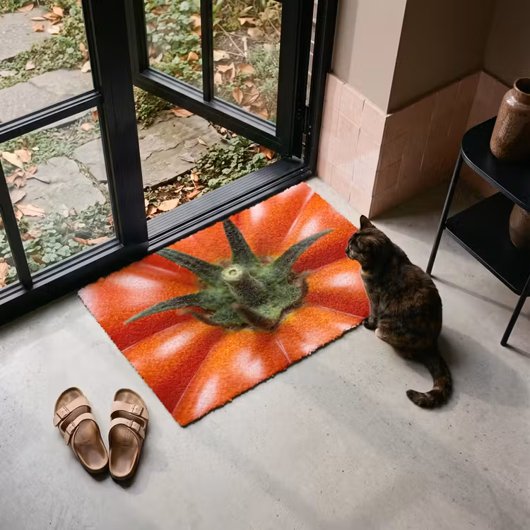Deurmat - Eten - Tomaat - Rood — 2