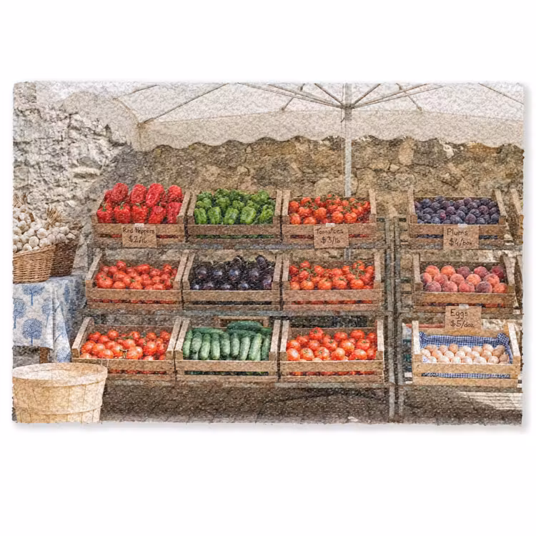 Deurmat - Eten - Markt - Vers — 1
