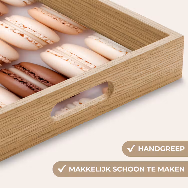 Dienblad - Macarons - Beige - Bruin — 8
