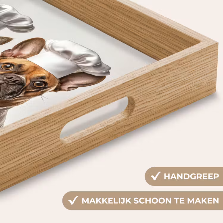 Dienblad - Kat - Hond - Kokskleding — 8