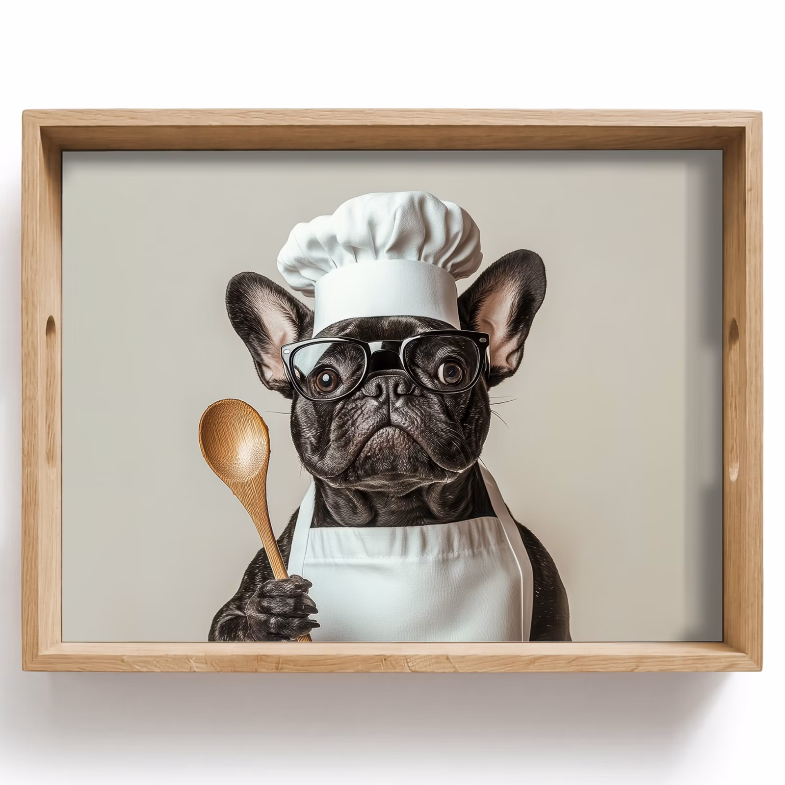 Dienblad - Bril - Hond - Kok — 1