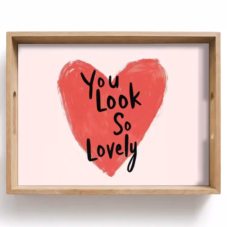 Dienblad - Hart - Rood - Valentijn — 1
