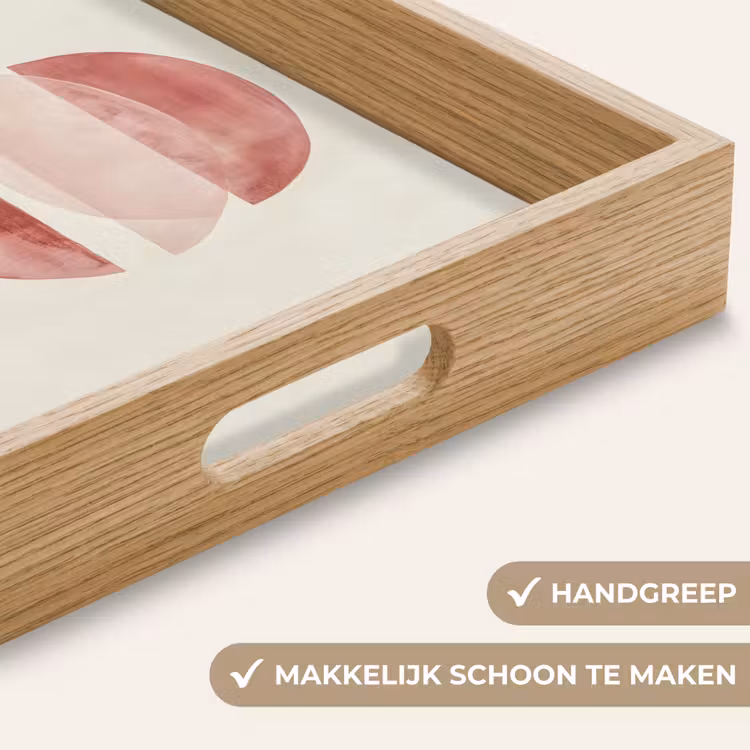 Dienblad - Minimalistisch - Cirkels - Roze — 8