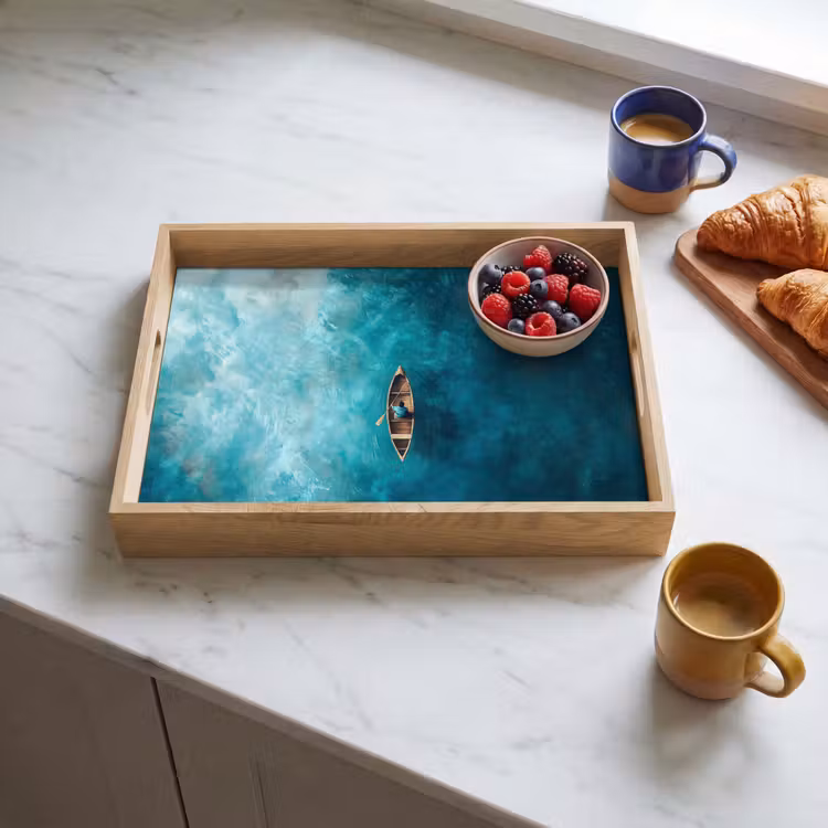 Dienblad - Bootje - Water - Blauw — 3