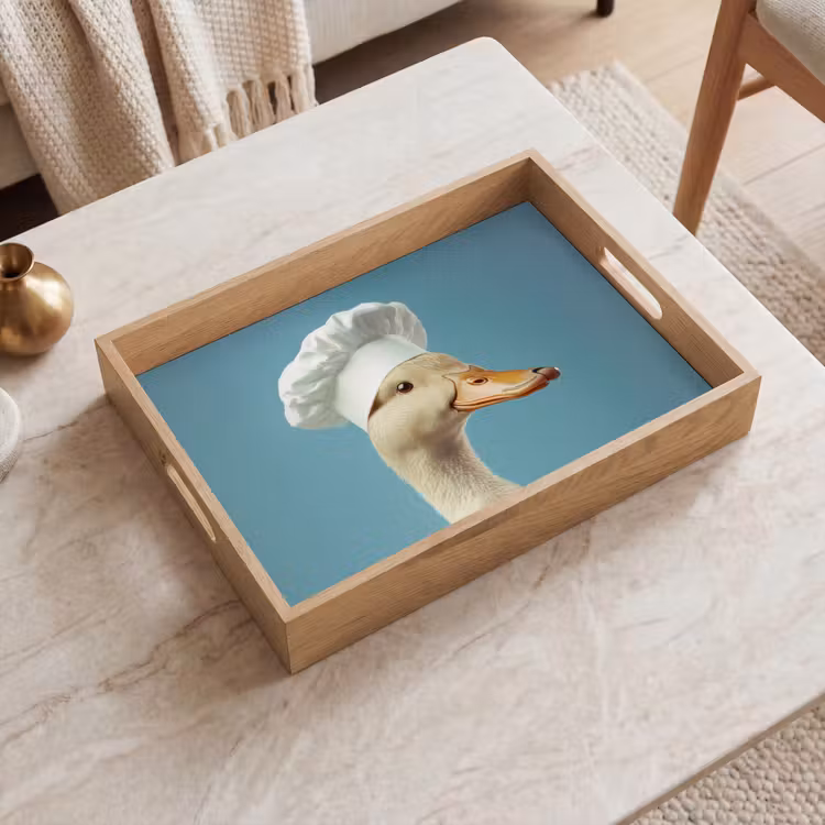 Dienblad - Eend - Koksmuts - Cute - Vogel — 2