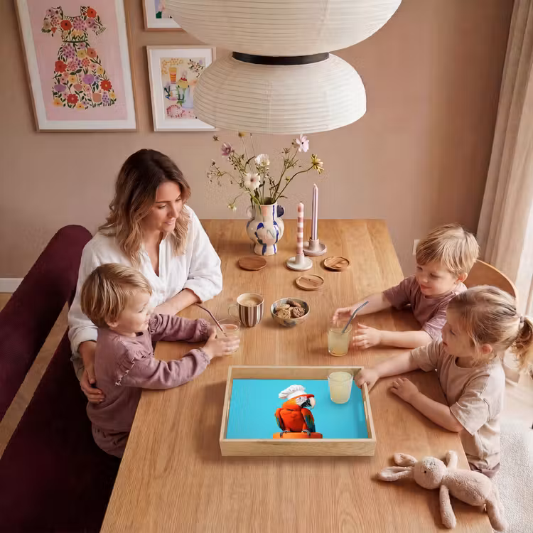 Dienblad - Ara - Koksmuts - Sokkel - Grappig — 5