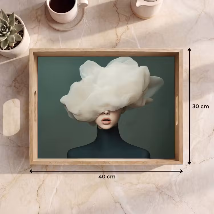 Dienblad - Hoed - Vrouw - Beige — 7