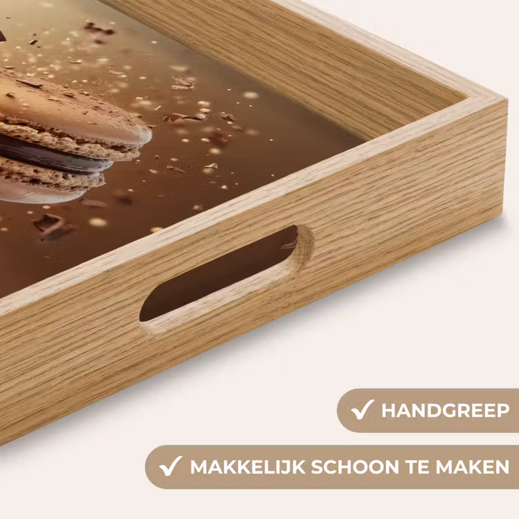 Dienblad - Chocolade - Macarons - Eten - Snoep — 8