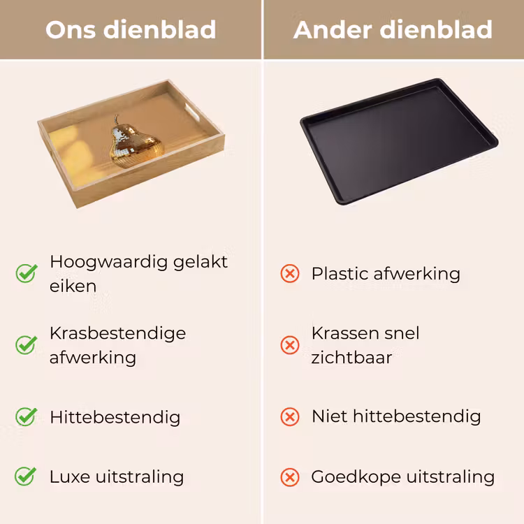 Dienblad - Goud - Disco - Glitter - Peer — 9