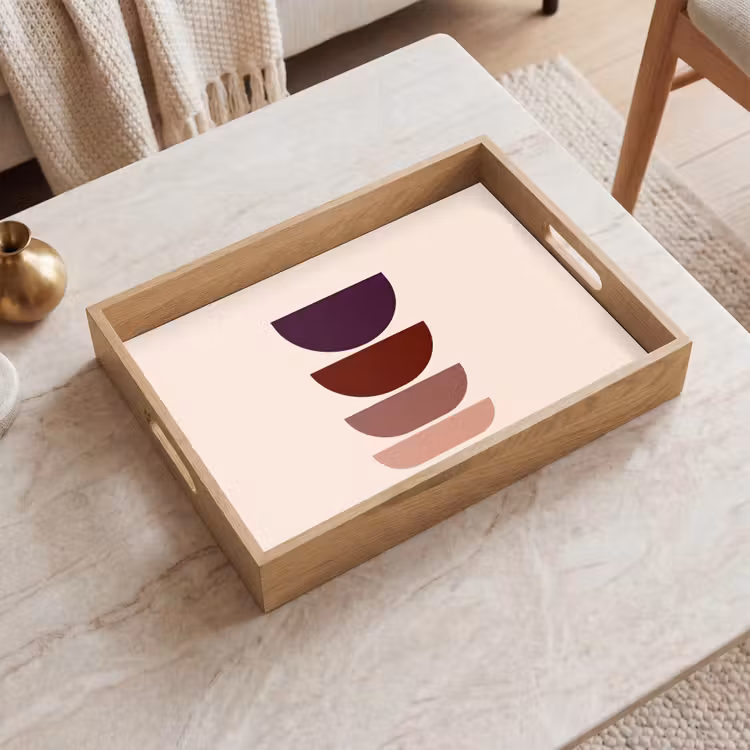 Dienblad - Harmonieus - Symmetrisch - Rood — 2