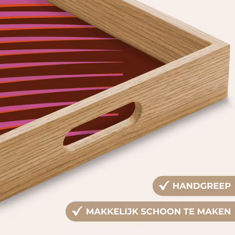 Dienblad - Lijnen - Rood - Beweging — 8