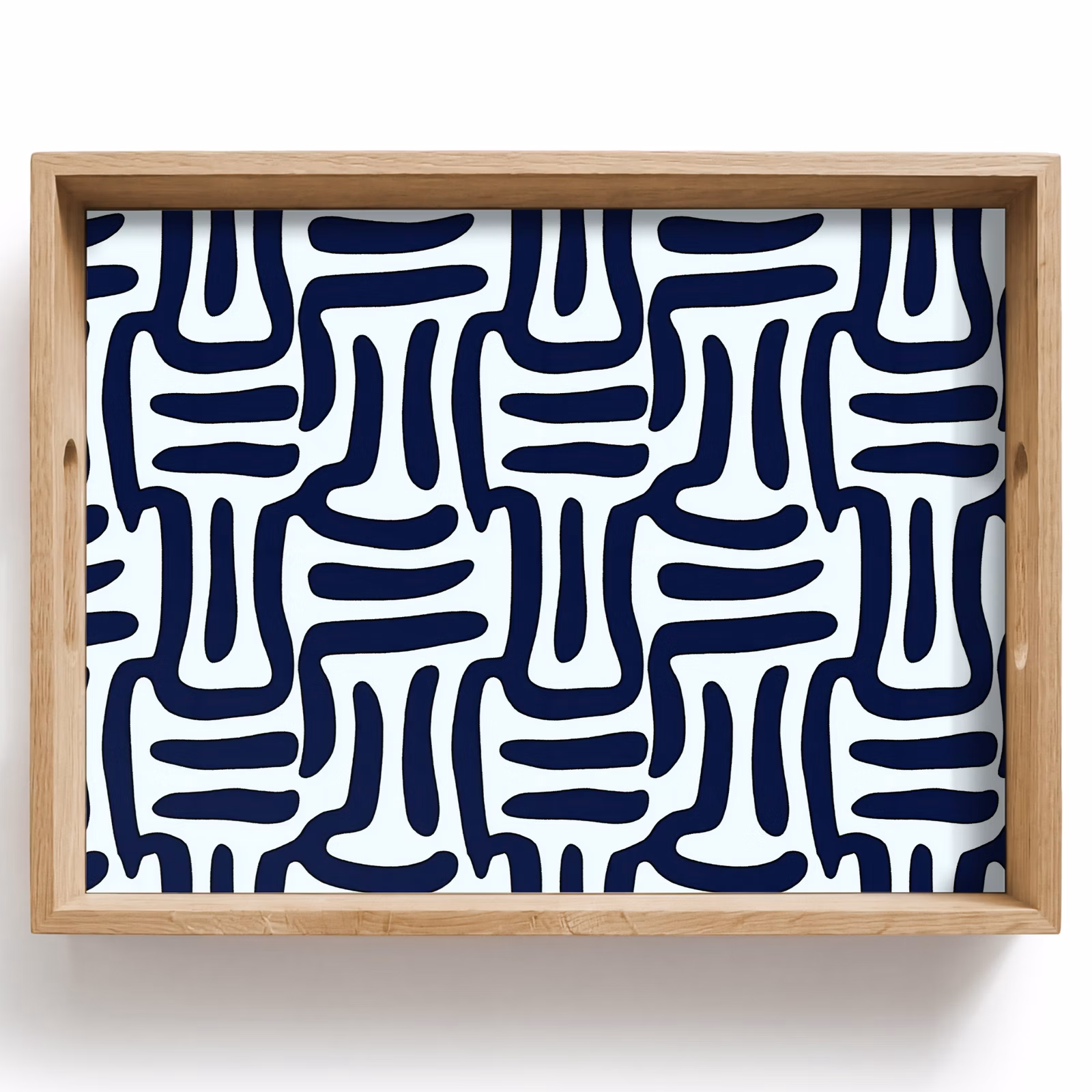 Dienblad - Abstract - Modern - Blauw — 1