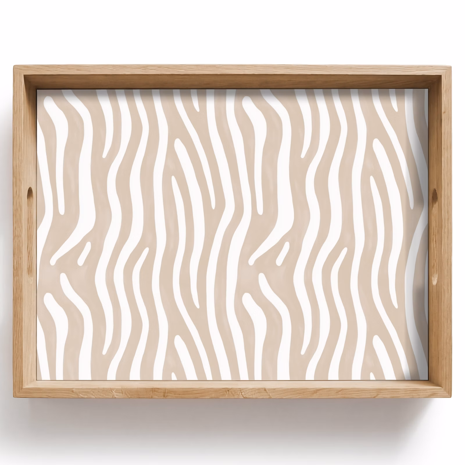 Dienblad - Abstract - Zebra - Beige — 1