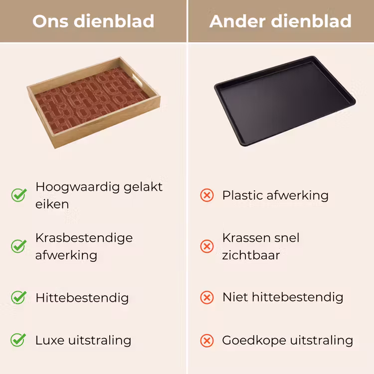 Dienblad - Abstract - Textuur - Bruin — 9