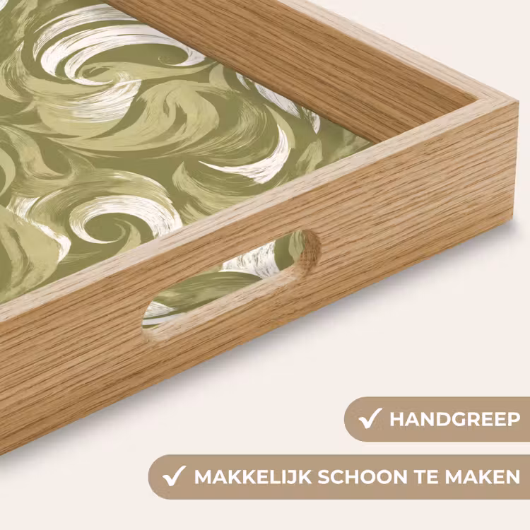 Dienblad - Abstract - Textuur - Groen — 8
