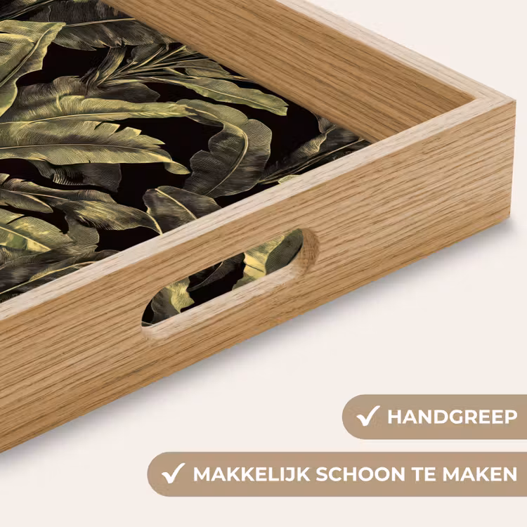 Dienblad - Botanisch - Bladeren - Groen — 8