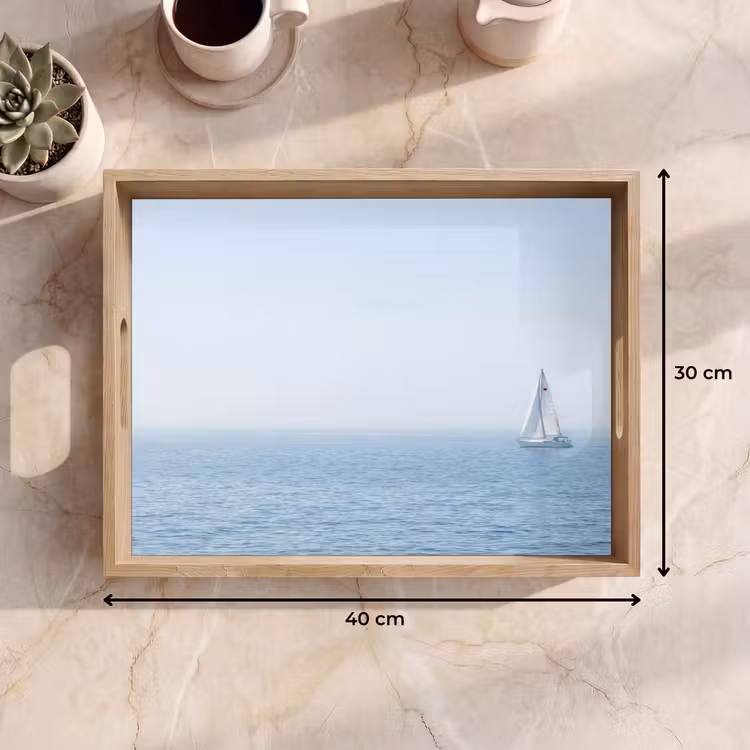 Dienblad - Horizon - Zeilboot - Zee — 7