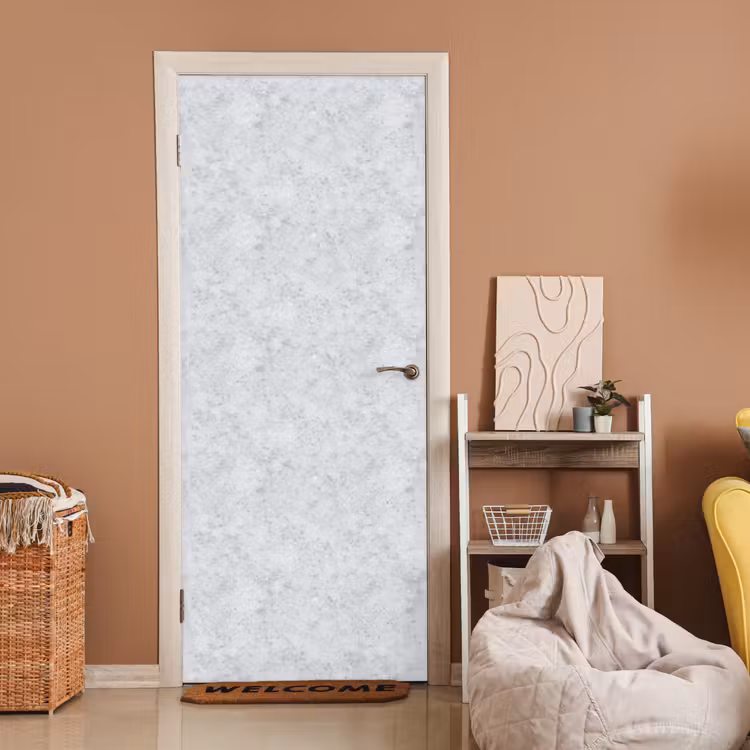 Deursticker - Grijs - Terrazzo-effect - Beton — 2