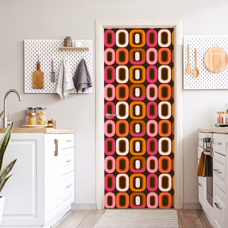 Deursticker - Modern - Retro - Kleurrijk — 7