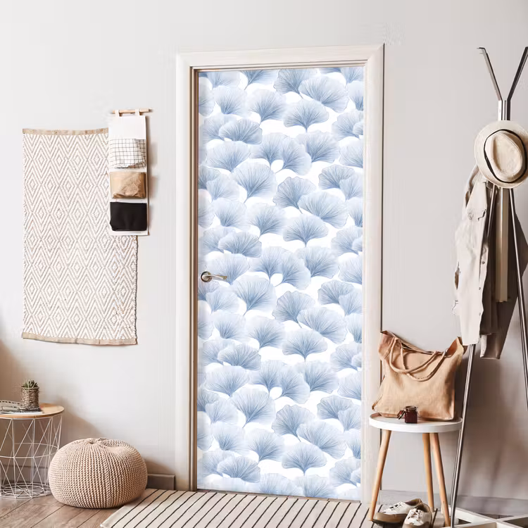 Deursticker - Waaier - Modern - Blauw — 8