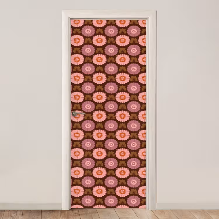 Deursticker - Retro - Madelief - Roze — 1
