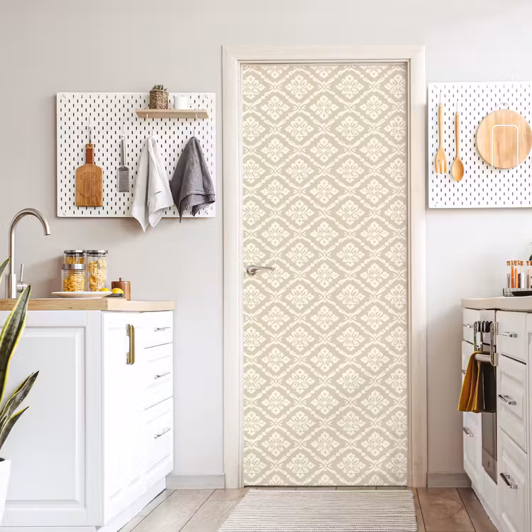 Deursticker - Floraal - Ornament - Beige — 7