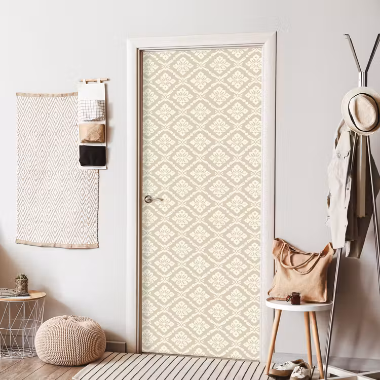 Deursticker - Floraal - Ornament - Beige — 8