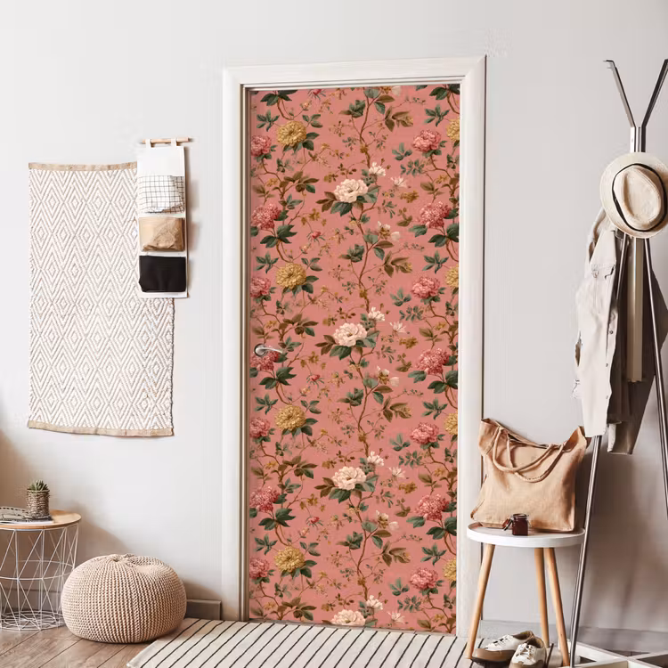 Deursticker - Klassiek - Botanisch - Roze — 8