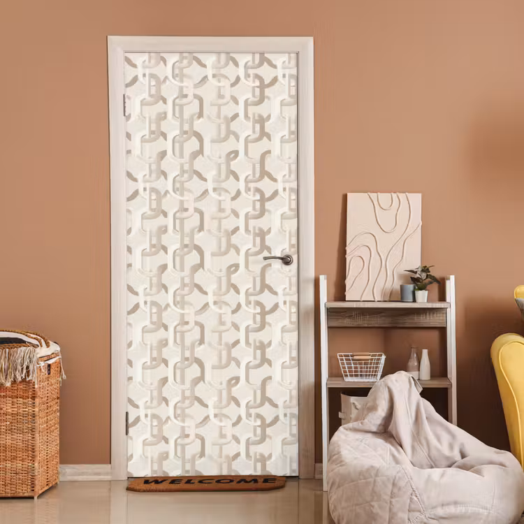 Deursticker - Motief - Abstract - Beige — 2