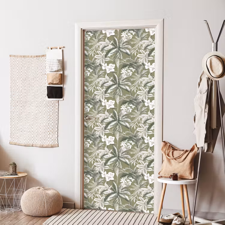 Deursticker - Botanisch - Bloemen - Groen — 8