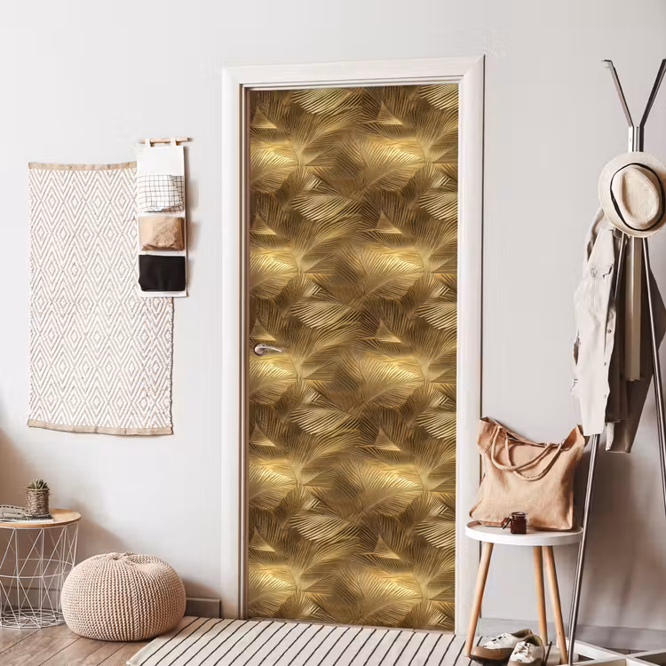 Deursticker - Palm - Waaier - Goud — 8